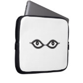 Zipper Eyes Laptopschutzhülle (Vorne Rechts)