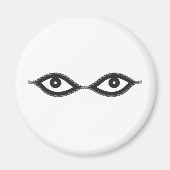 Zipper Eyes Magnet (Vorne)