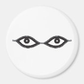 Zipper Eyes Magnet (Vorne)