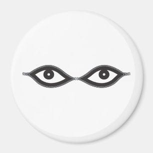 Zipper Eyes Magnet