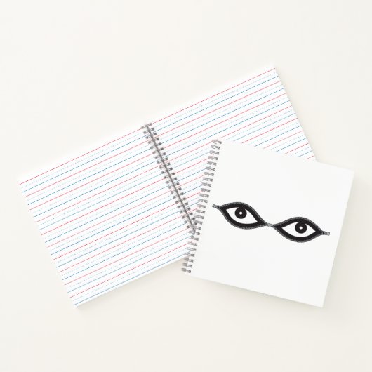 Zipper Eyes Notizblock (Innenseite)