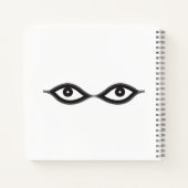 Zipper Eyes Notizblock (Rückseite)