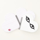 Zipper Eyes Notizblock (Innenseite)