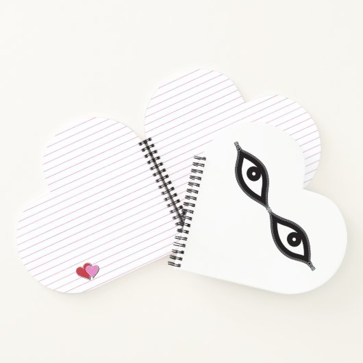 Zipper Eyes Notizblock (Innenseite)