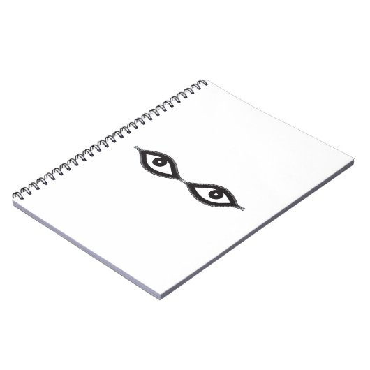 Zipper Eyes Notizblock (Linke Seite)