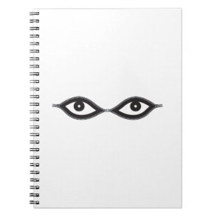 Zipper Eyes Notizblock