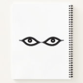 Zipper Eyes Notizblock (Rückseite)