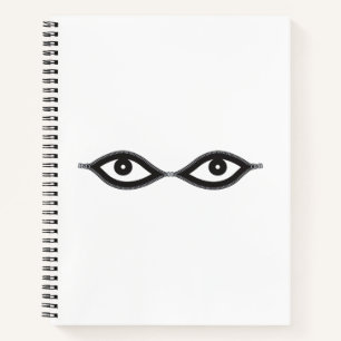 Zipper Eyes Notizblock