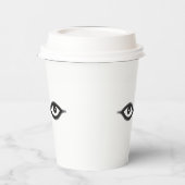 Zipper Eyes Pappbecher (Links)