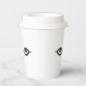 Zipper Eyes Pappbecher (Rechts)