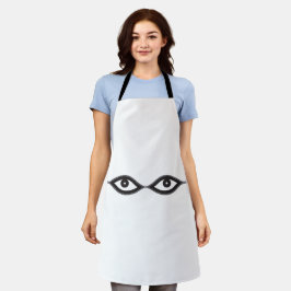 Zipper Eyes Schürze