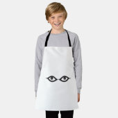 Zipper Eyes Schürze (Getragen)