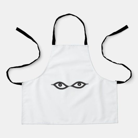 Zipper Eyes Schürze (Vorderseite)