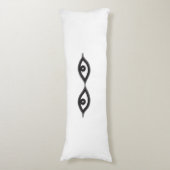 Zipper Eyes Seitenschläferkissen (Vorderseite Vertikal)