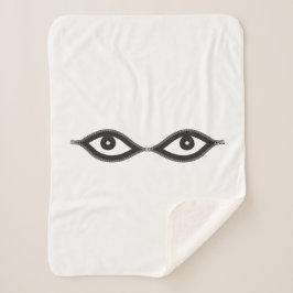 Zipper Eyes Sherpadecke