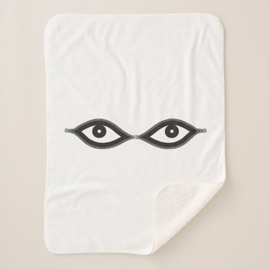 Zipper Eyes Sherpadecke (Vorderseite)