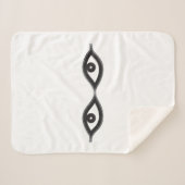 Zipper Eyes Sherpadecke (Vorderseite (Horizontal))