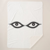 Zipper Eyes Sherpadecke (Vorderseite)