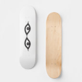 Zipper Eyes Skateboard (Vorderseite)