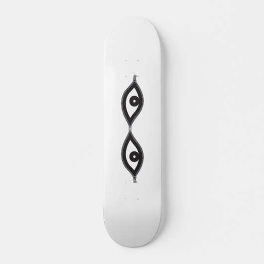 Zipper Eyes Skateboard (Vorne)
