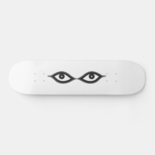 Zipper Eyes  Skateboard (Horizontal)