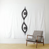 Zipper Eyes Wandteppich (Beispiel (Horizontal))