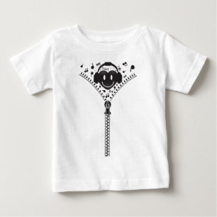 Zipper_Heart Baby T-shirt