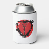 Zipper Heart Dosenkühler (Kanne Rückseite)