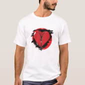 Zipper Heart T-Shirt (Vorderseite)
