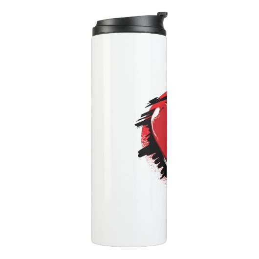 Zipper Heart Thermosbecher (Nach links gedreht)