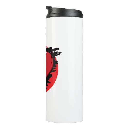 Zipper Heart Thermosbecher (Nach rechts gedreht)