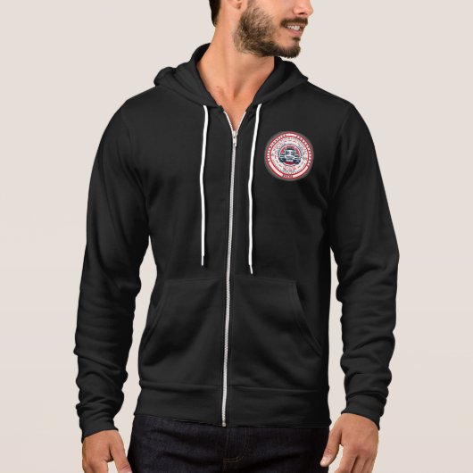 Zipper Hoodie mit Logo (Vorderseite)