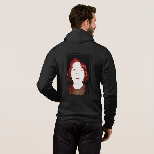 Zipper Hoodie Sweatshirt (Schwarz voll)