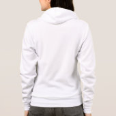 Zipper-Hoodies für Frauen mit Pfau Hoodie (Rückseite)