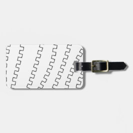 Zipper Lines Gepäckanhänger