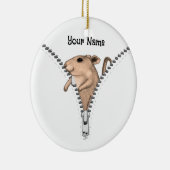 Zipper-Maus Keramik Ornament (Rechts)