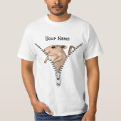 Zipper-Maus T-Shirt (Vorderseite)