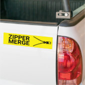 Zipper Merge Autoaufkleber (Auf Lkw)