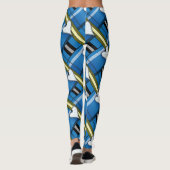 Zipper Outlinated Heart Leggings (Rückseite)