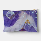 Zipper Pouch in Moon Mountain Design Zubehörtasche (Rückseite)
