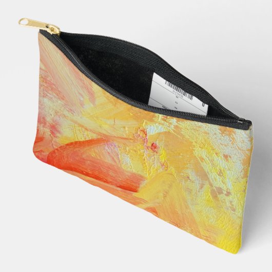 Zipper Pouch in Sunshine Design Zubehörtasche (Offen)