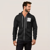 Zipperte Hoodie mit 3-Wege-Schaltdiagrammen (Vorne ganz)