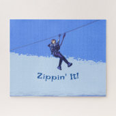 Zippin' It! - Zipline Rider Puzzle (Horizontal)