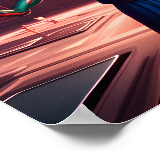 Zippitron Fluxspeed Print Poster (Ecke)