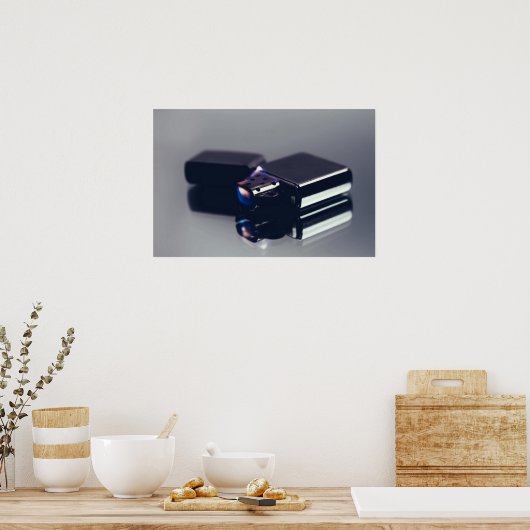 Zippo Feuerzeug. Schöne Kunst Poster (Küche)