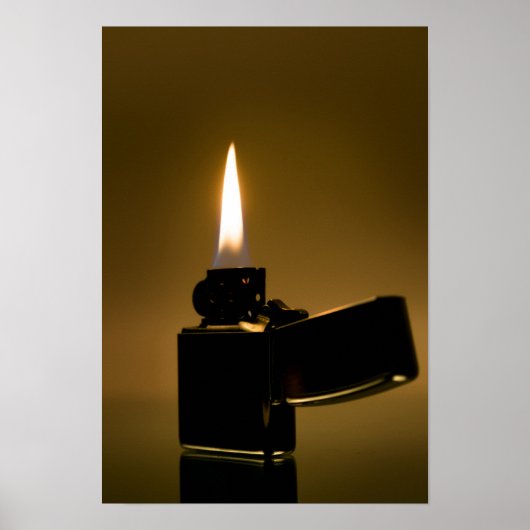 Zippo Feuerzeug. Schöne Kunst Poster (Vorne)