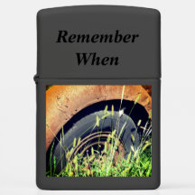 Zippo Lighter mit altem LKW-Fender