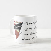 Zippy die Wonderbrick Tasse (Vorderseite Links)