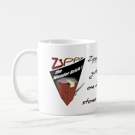 Zippy die Wonderbrick Tasse (Links)