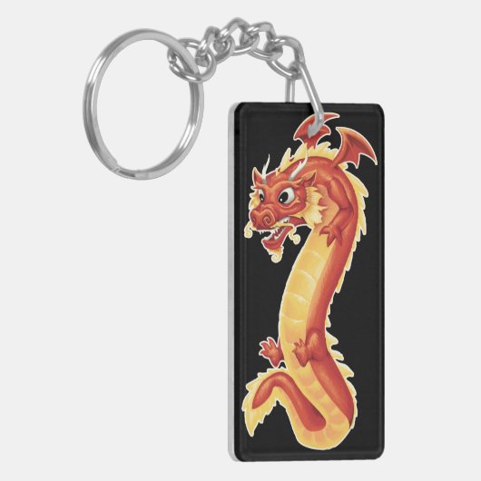 Zippy Dragon Schlüsselanhänger (Vorderseite links)